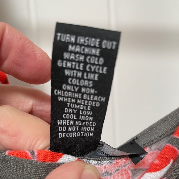 INC International Concepts Tank Maxi Dress. Pleated Crossover front. Size Large. - Picture 4 of 7